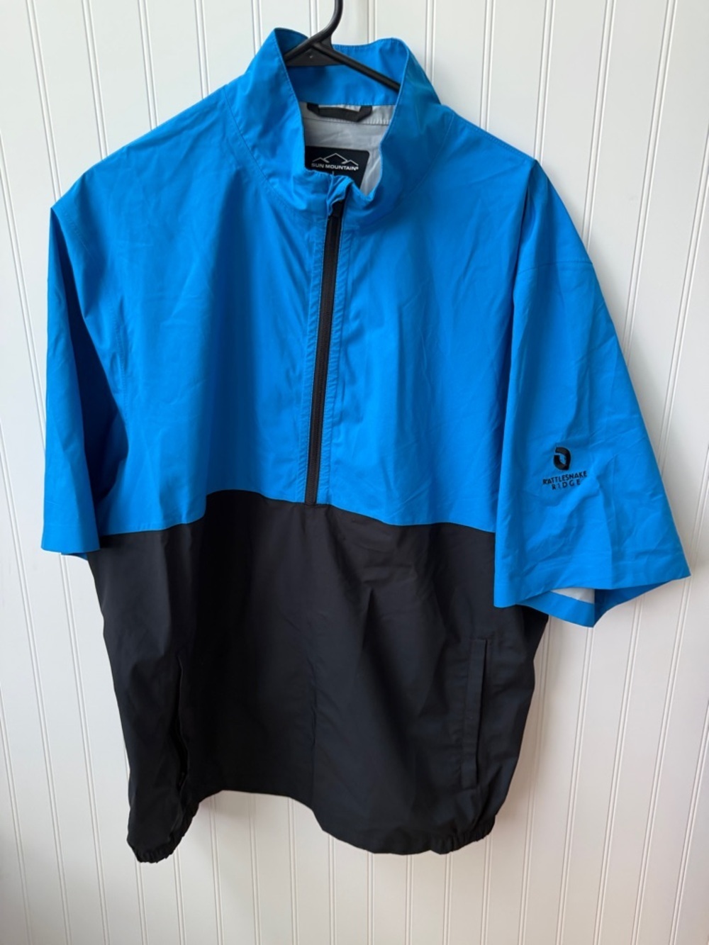 Rattlesnake Ridge Blue/Black Windbreaker Pullover